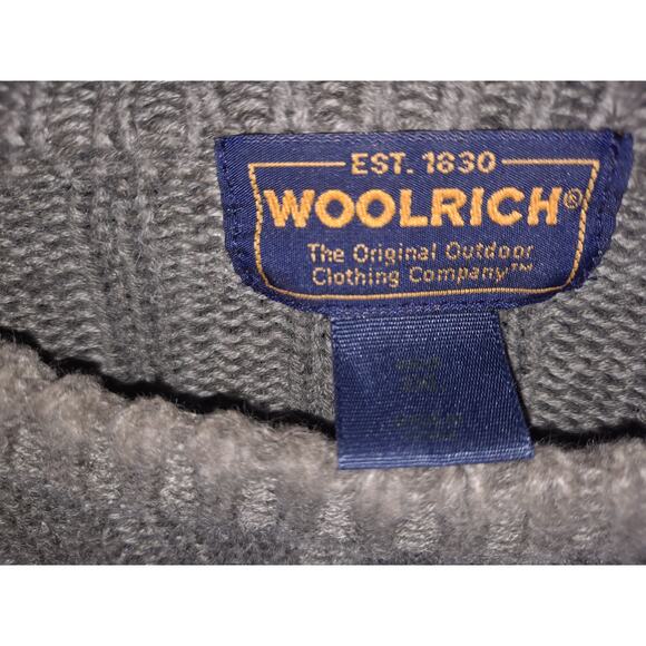 Woolrich Cable Knit Olive Sweater Size 2XL - Picture 2 of 6
